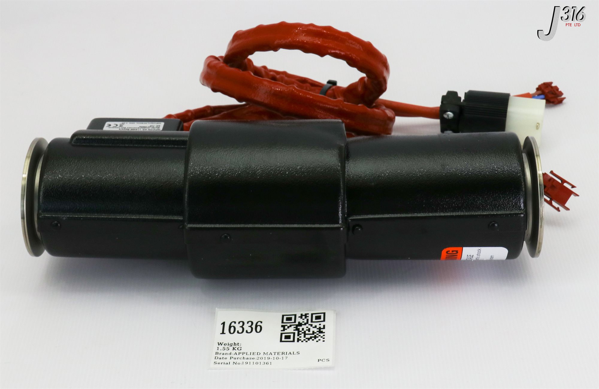 16336 APPLIED MATERIALS HEATED EXTENDED BELL INTLK LI-9496 BALZERS